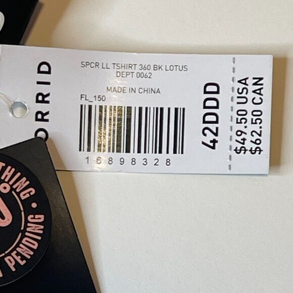 Torrid Pink Bra Simply Spacer T-Shirt Back Smoothing 42DDD Underwire NWT - Picture 10 of 10